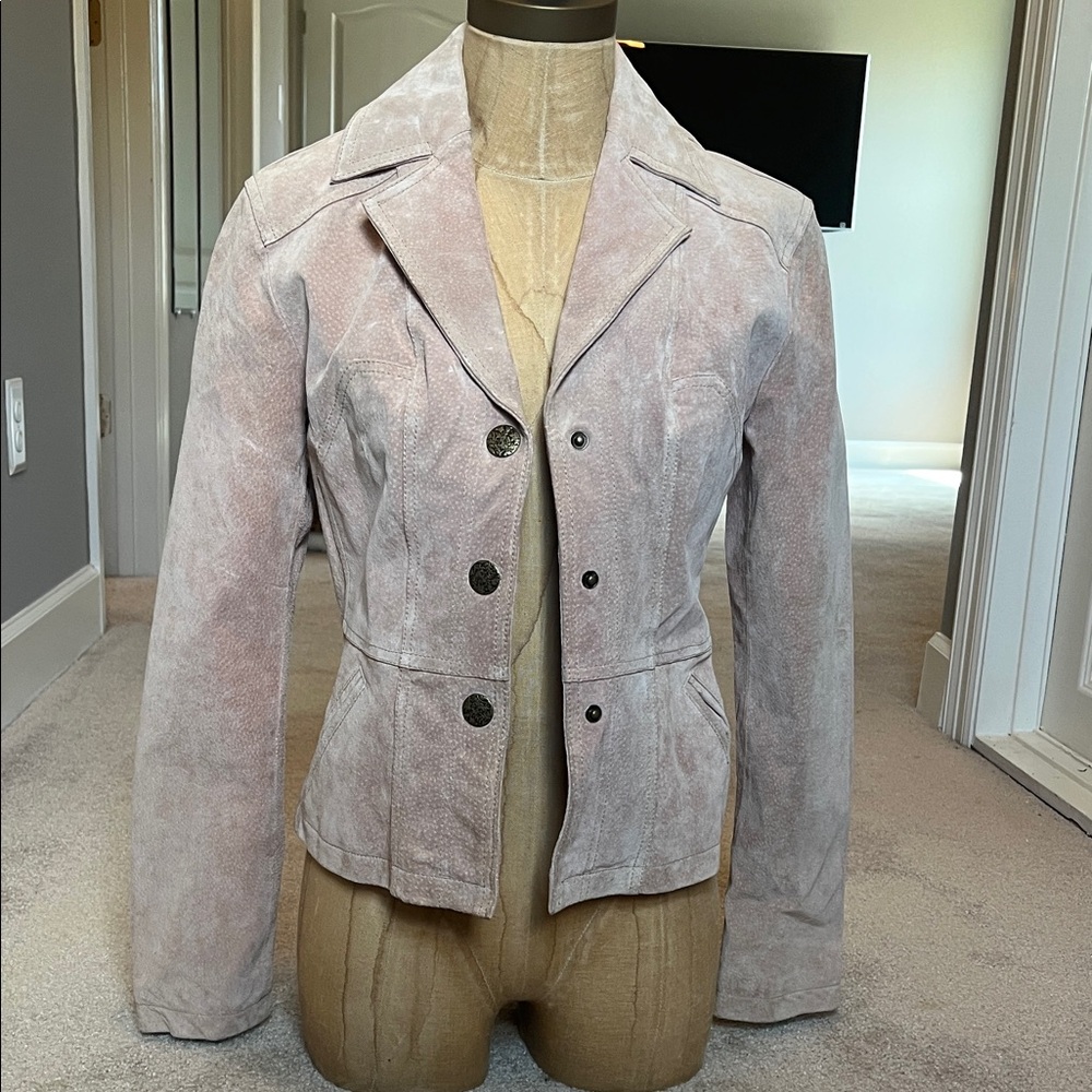 Wilson’s Leather Genuine Leather Suede Jacket in Mauve 🩷 XS